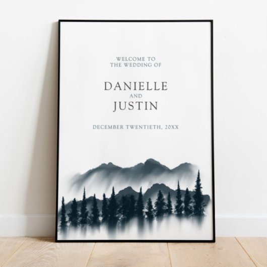 Rustic Winter Wonderland Wedding | Welkom Poster