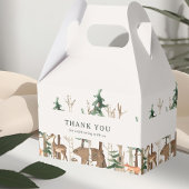 Rustic Winter Woodland Baby Shower Bedankdoosjes