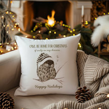 Rustic Winter Woodland | Birch Bark Owl Christmas