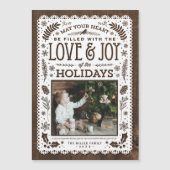 Rustic Winter Woodland Cutout Holiday (Voorkant)