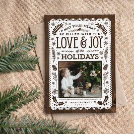 Rustic Winter Woodland Cutout Holiday