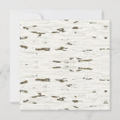 Rustic Winter Woodland | Kaart voor kerstmis bij O (Achterkant)