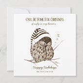 Rustic Winter Woodland | Kaart voor kerstmis bij O (Voorkant)