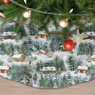 Rustic Winter Woodland Kerstboom Rok