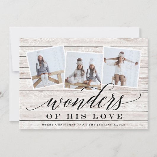 Rustic Wonder | Vakantiefoto Collage Kaart (Voorkant)