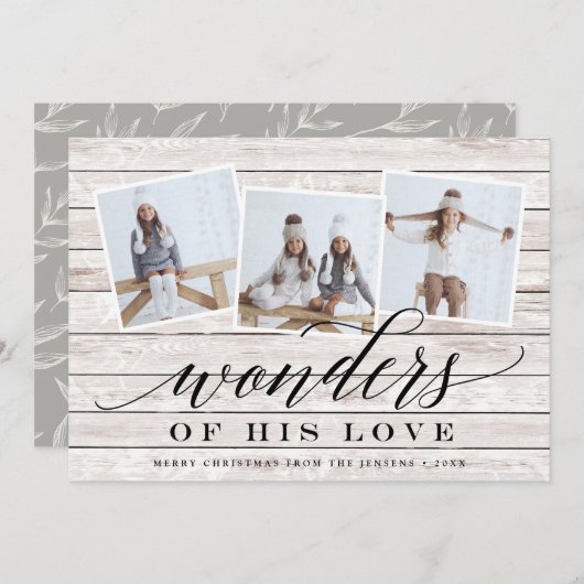 Rustic Wonder | Vakantiefoto Collage Kaart (Voorkant / Achterkant)