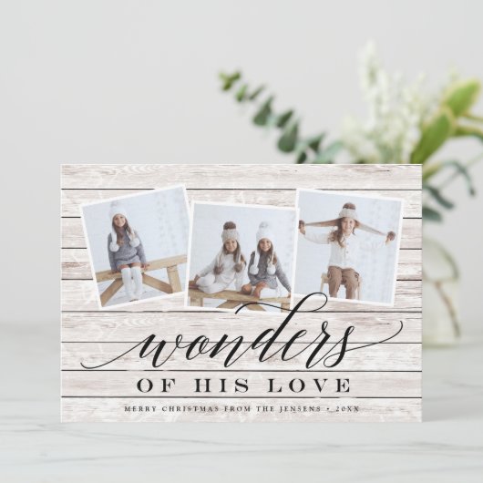 Rustic Wonder | Vakantiefoto Collage Kaart (Staand voorkant)