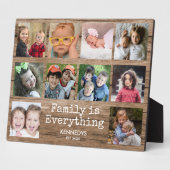 Rustic Wood 10 Quote voor fotocollage Fotoplaat (Zijkant)