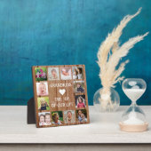 Rustic Wood 12 Foto Collage Grandchildren Quote Fotoplaat (Insitu)