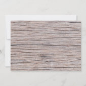 Rustic Wood 4 Afbeelding voor kerstmis met fotocol Kaart (Achterkant)