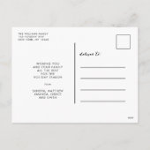 Rustic Wood 4 Foto Collage Prettig Kerstfeest Feestdagenkaart (Achterkant)