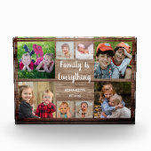 Rustic Wood 8 Quote voor fotocollage Fotoblokken (Voorkant)