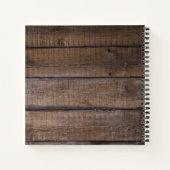 Rustic Wood Aangepast Notitieboek (Achterkant)