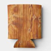 Rustic Wood Achtergrondfoto Blikjeskoeler (Achterkant)