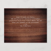 Rustic Wood Afstuderen 3 Afstuderen voor fotobudge (Achterkant)