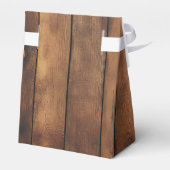 Rustic Wood and Lace Wedding Favor Boxes Bedankdoosjes (Achterkant)