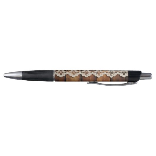 Rustic Wood and Lace Wedding Pen (Bodem)