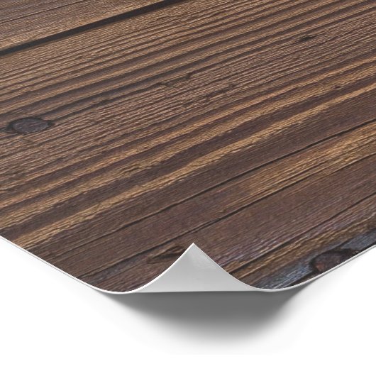 Rustic Wood Bathroom Art - Sprinkles Poster (Hoek)