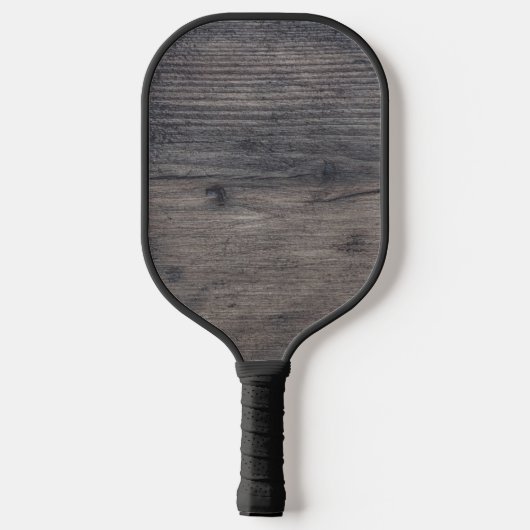 Rustic Wood Best Dad 3 Photo Collage Keepslag Pickleball Paddle (Achterkant)