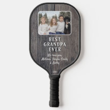 Rustic Wood Best Grandpa Ever Grandchildren Foto