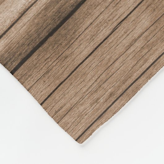 Rustic Wood Beste vader ooit Foto Collage Fleece Deken (Hoek)