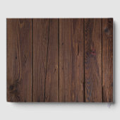 Rustic Wood Bible Verse Fotocollage Afstuderen Gastenboek (Achterkant)