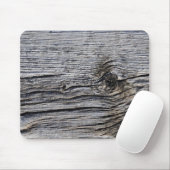 Rustic Wood Board Foto Afbeelding Muismat (Met muis)