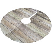 Rustic Wood Boards Treeskirt Kerstboom Rok (Gekanteld)