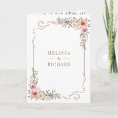 Rustic Wood Boho Floral All in One Canopy Wedding (Voorkant)