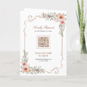 Rustic Wood Boho Floral All in One Canopy Wedding (Achterkant)