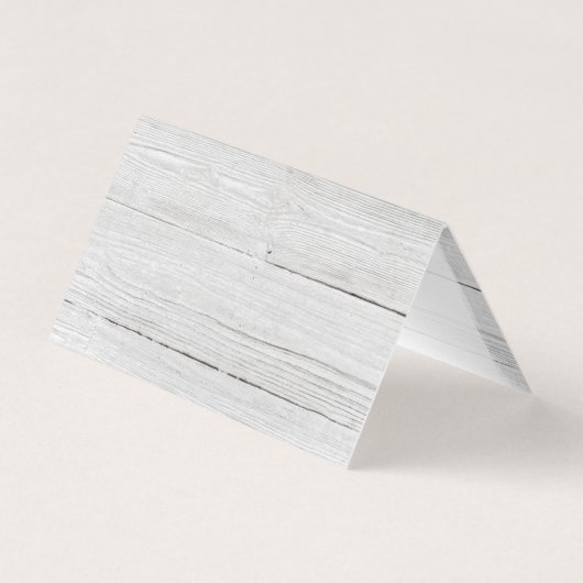 Rustic Wood & Botanical Leaf Branches Dank je Kaart (Achterkant)