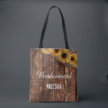 Rustic Wood & Burlap Sunflower Wedding Monogram Tote Bag<br><div class="desc">Rustieke Wood & Burlap Zonnebloem Landelijke Boerderij Chique Bruiloft Monogram Canvas tassen- Met trendy penseelscript lettertype! ~ Controleer mijn winkel om de volledige bruidssuite voor dit ontwerp te zien!</div>
