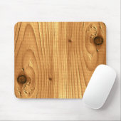 Rustic Wood Charming and Amazing Fab Muismat (Met muis)