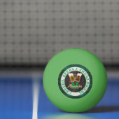 Rustic Wood Cheers Beers Shenanigans Pingpongbal (Net)