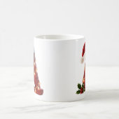 Rustic Wood Christmas Letter A String Lights Koffiemok (Center)