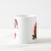 Rustic Wood Christmas Letter C String Lights Koffiemok (Center)