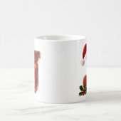 Rustic Wood Christmas Letter J String Lights Koffiemok (Center)