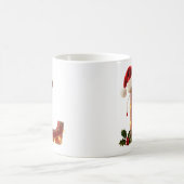 Rustic Wood Christmas Letter L String Lights Koffiemok (Center)