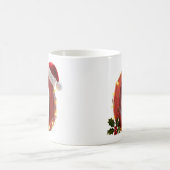 Rustic Wood Christmas Letter O String Lights Koffiemok (Center)