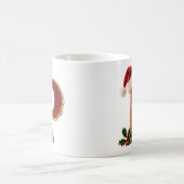 Rustic Wood Christmas Letter P String Lights Koffiemok (Center)