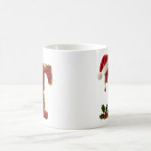 Rustic Wood Christmas Letter T String Lights Koffiemok (Center)