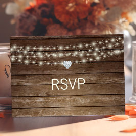 Rustic Wood Country Mason Jar Lights Wedding