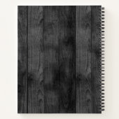 Rustic Wood Country Personalized Recipe Notitieboek (Achterkant)