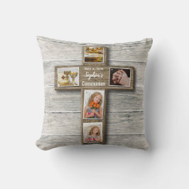 Rustic Wood Cross First Community Foto - Pillow Kussen