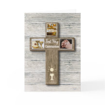 Rustic Wood Cross First Heilige Communistische Gro