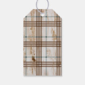 Rustic Wood Deer Cadeaulabel (Achterkant)