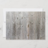 Rustic Wood Deer slaat de datum op Save The Date (Achterkant)