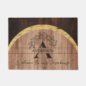 Rustic Wood Deurmat (Voorkant)