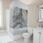 Rustic Wood Douchegordijn (In situ)