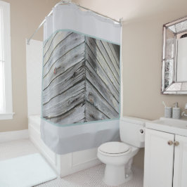 Rustic Wood Douchegordijn